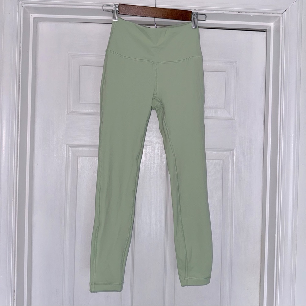 Lululemon Wunder Under High Rise Leggings Creamy Mint 4